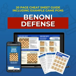 Benoni Defense - Chess Opening Cheat Sheet | Interactive And Printable Chess Opening Guide