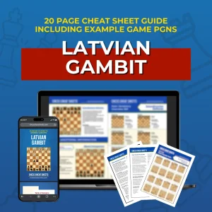 Latvian Gambit - Chess Opening Cheat Sheet | Interactive And Printable Chess Opening Guide