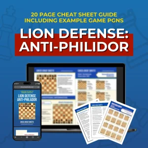 Lion Defense: Anti-Philidor Variation - Chess Opening Cheat Sheet | Interactive And Printable Chess Opening Guide