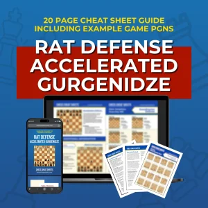 Rat Defense: Accelerated Gurgenidze - Chess Opening Cheat Sheet | Interactive And Printable Chess Opening Guide