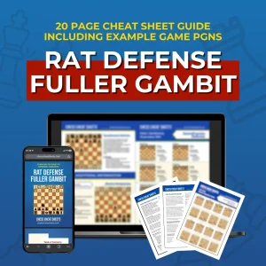 Rat Defense: Fuller Gambit - Chess Opening Cheat Sheet | Interactive And Printable Chess Opening Guide