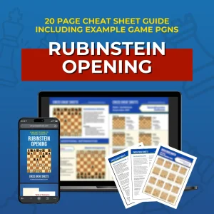 Rubinstein Opening - Chess Opening Cheat Sheet | Interactive And Printable Chess Opening Guide