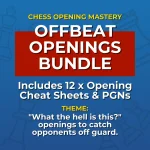Master Rare and Offbeat Chess Openings: 12 Rare and Offbeat Chess Openings Cheat Sheets Bundle
