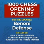1000 Benoni Defense Chess Opening Puzzles