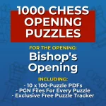 1000 Bishop's Opening Chess Opening Puzzles