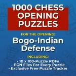 1000 Bogo-Indian Defense Chess Opening Puzzles