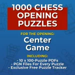 1000 Center Game Chess Opening Puzzles