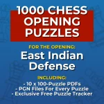 1000 East Indian Defense Chess Opening Puzzles