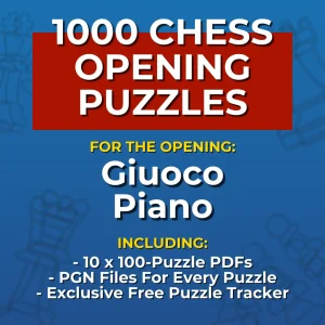 1000 Giuoco Piano Chess Opening Puzzles