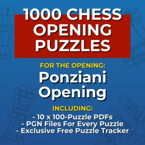 1000 Ponziani Opening Chess Opening Puzzles