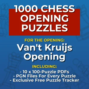 1000 Van't Kruijs Opening Chess Opening Puzzles