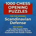 1000 Scandinavian Defense Chess Opening Puzzles